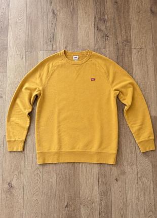Світшот levi's жовтий розмір m бавовна