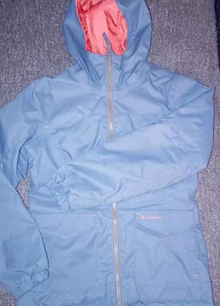 Трещи утепленная куртка ветровка decathlon