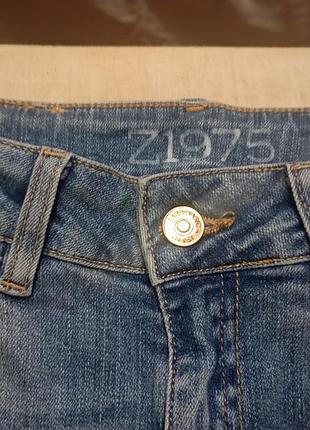 Джинси жіночі zara z1975 прямі сині розмір 38 (eur)
