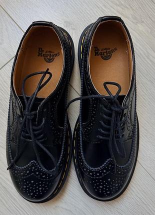 Туфлі dr. martens шкіряні чорні 38 розмір