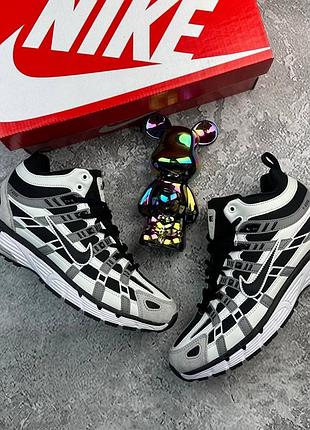 Кросівки nike p-6000 mid сіро-чорні з хутром та вологозахистом