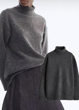 Светр оверсайз з горлом h&m