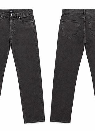Чоловічі джинси hugo boss arkansas, прямі, w34/l34, сірі
