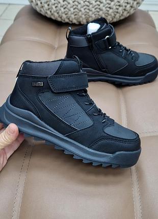33-36р демісезонні черевики на флісі для хлопчика bi&ki (tom.m) 60131b