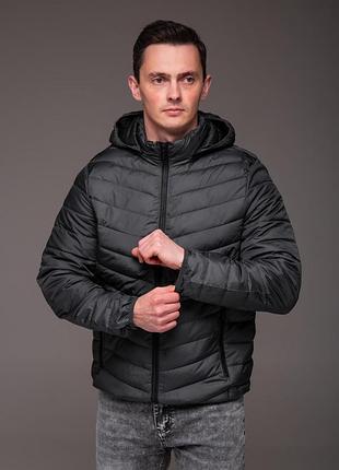 Чоловіча утеплена куртка "spruce" сіра демісезон