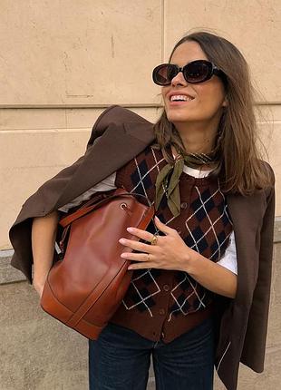Zara жилет кардиган топ светр вовна шерсть в ромби розмір м s