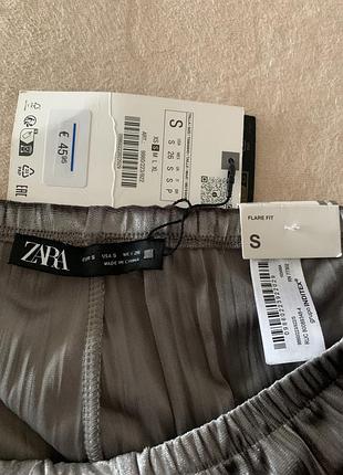Брюки zara велюр кльош. р. s 7