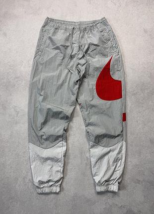 Спортивні штани nike big swoosh vintage y2k nylon track pants
