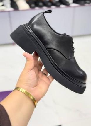 Лофери оксфорди дербі zara. р. 41