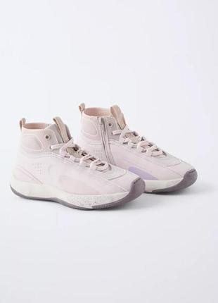 Кросівки хайтопи zara, 33 розмір