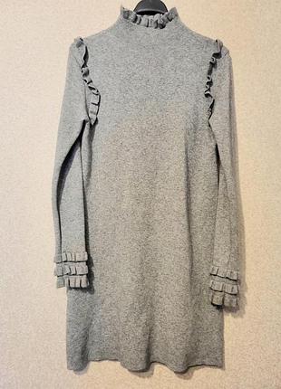 Трикотажное платье zara 3