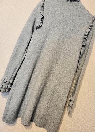 Трикотажное платье zara 2
