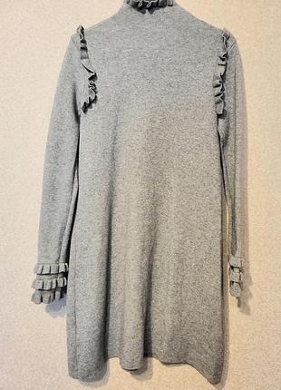 Трикотажное платье zara 6
