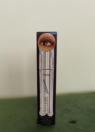 TarteTM lights, camera, lashes volumizing platinum mascara in black тушь для ресниц