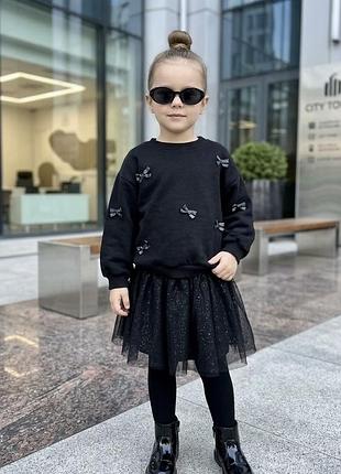 Світшот з бантиками zara 104р