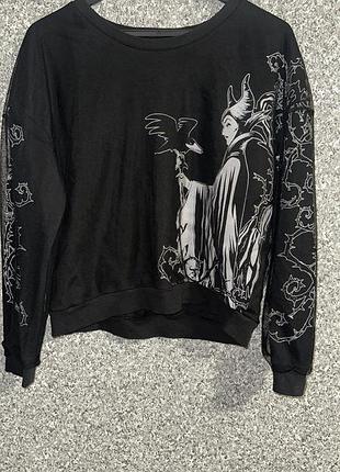 Жіночий світшот disney maleficent чорний