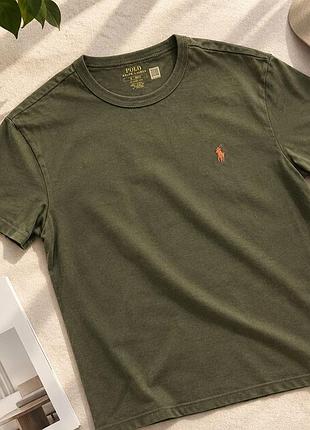 Футболка чоловіча polo ralph lauren хакі