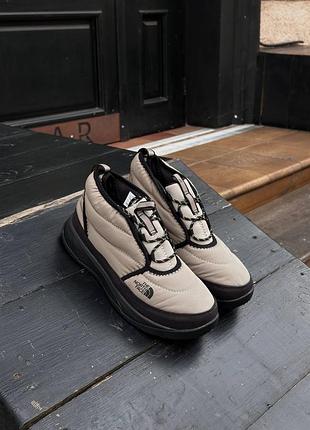 👟 черевики дутики the north face nse chukka boots beige/black / наложка bs👟