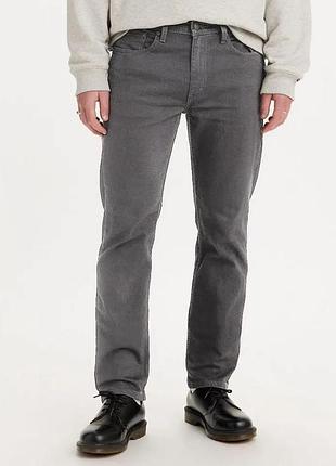 Чоловічі джинси levi's 514 slim straight, сірі, розмір 34