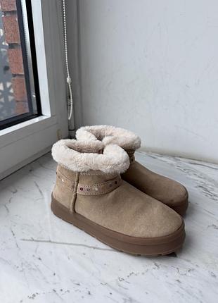 Дитячі чоботи zara бежеві нові