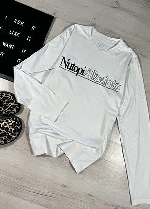 Лонгслів з принтом allsaints