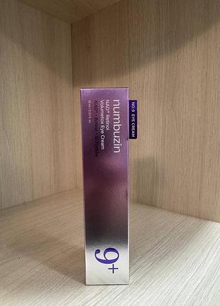 Антивіковий крем під очі з ретинолом та nad+ numbuzin no.9 nad+ retinol volumetox eye cream, 10мл
