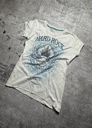 Жіноча футболка hard rock cafe з колекції couture з принтом та написом «lisbon».
