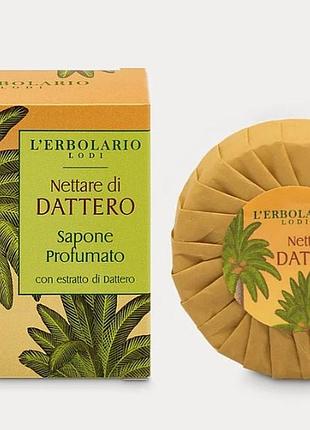 Italy, l'erbolario nettare di dattero, unisex нишевое парфюмированное органическое мыло для лица, твердый шампунь с маслом и экстрактом инжира,vanilla