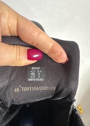 Шкіряні черевики ecco gore tex 9