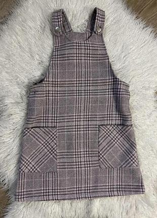 Детский теплый сарафан стиль zara