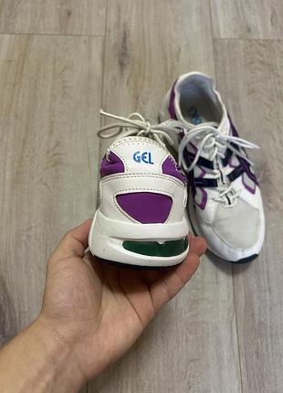 Кросівки asics біло-фіолетові 2