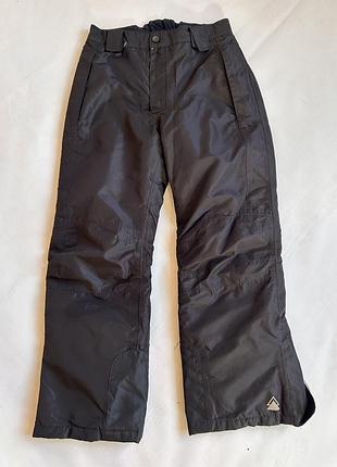 Зимние теплые непромокаемые лыжные горнолыжные штаны crivit pro 134-140p