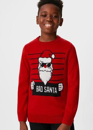 Новорічний светр bad santa