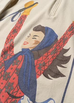 Neve designs silk merino wool blend 1/4 zip ski top stretch pullover graphic retro [kwh017513] 4