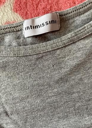 Серая футболка intimissimi 2
