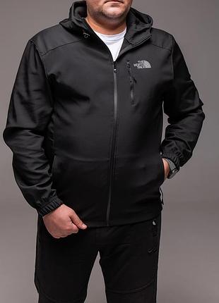 Чоловіча куртка softshell на флісі батал 2