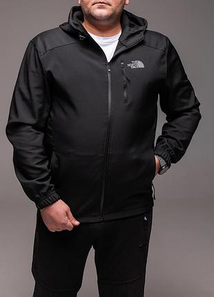 Чоловіча куртка softshell на флісі батал 4