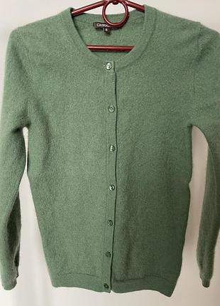 Жіночий кардиган cashmere зелений розмір s-xs