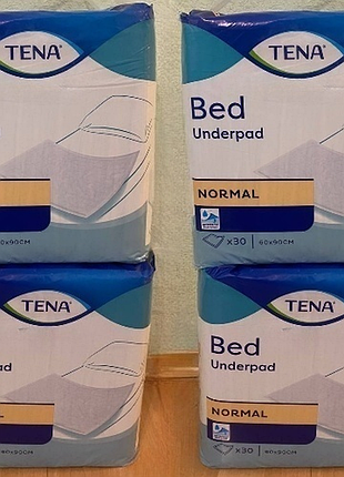Пеленки пелюшки tena 60 х 90 см.-30 шт. памперси