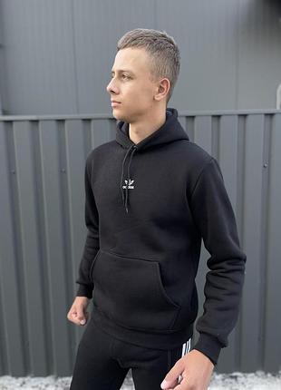 Худі з логотипом adidas чорна