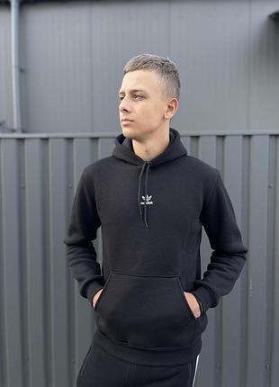 Худи с логотипом adidas черная 2