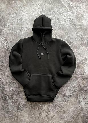 Худи с логотипом adidas черная 5