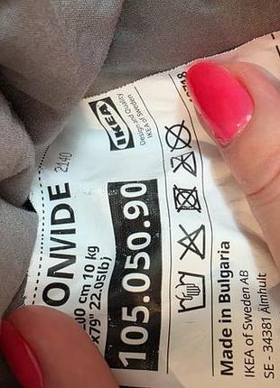 Ковдра ikea odonvide обважнена, 10 кг , 150×200 см 5
