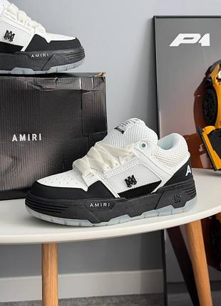 Кроссовки мужские amiri ma-1 sneakers black white