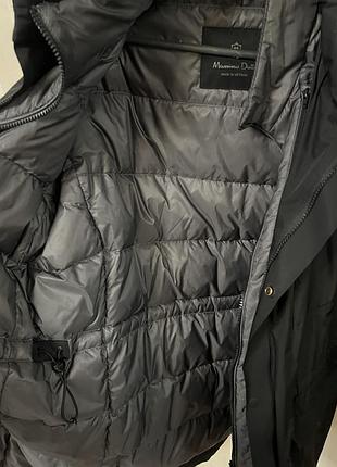 Куртка чоловіча massimo dutti чорна 4