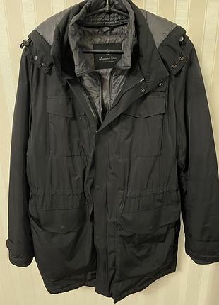 Куртка чоловіча massimo dutti чорна 6