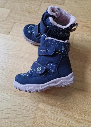 Термо чобітки дутики superfit gore-tex/ розмір 24 оригінал