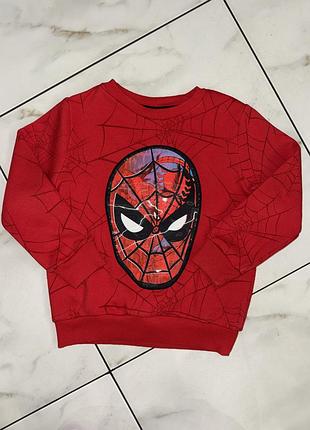Коттоновая спортивная кофта, свитшот с начесом marvel 4-5 лет (104-110 см) разные