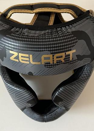 Боксерський шолом zelart із захистом щік