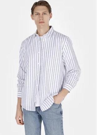 Сорочка чоловіча zara у смужку